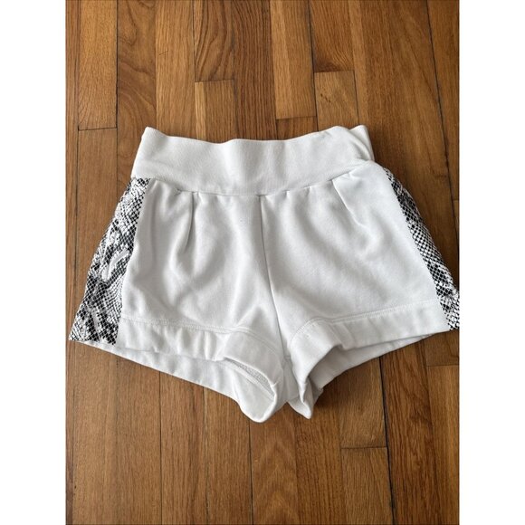 Adidas Stella McCartney Sweat Shorts Women's Snake Print Pockets Size XS - Picture 2 of 5